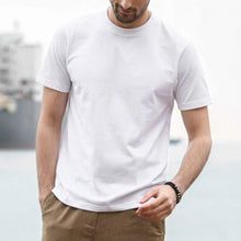 Load image into Gallery viewer, Men Casual Plain Summer Short Sleeve V Neck T-Shirt Gym Fitness Slimming Tee Top Fashion Design Male Tops Tees New Arrived
