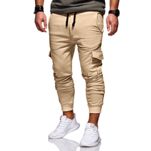 Load image into Gallery viewer, Men Casual Tracksuit Loose Sport Fit Jogging Joggers Sweat Cargo Pants Trousers plus size M-3XL

