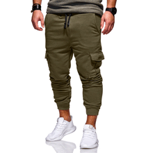 Load image into Gallery viewer, Men Casual Tracksuit Loose Sport Fit Jogging Joggers Sweat Cargo Pants Trousers plus size M-3XL
